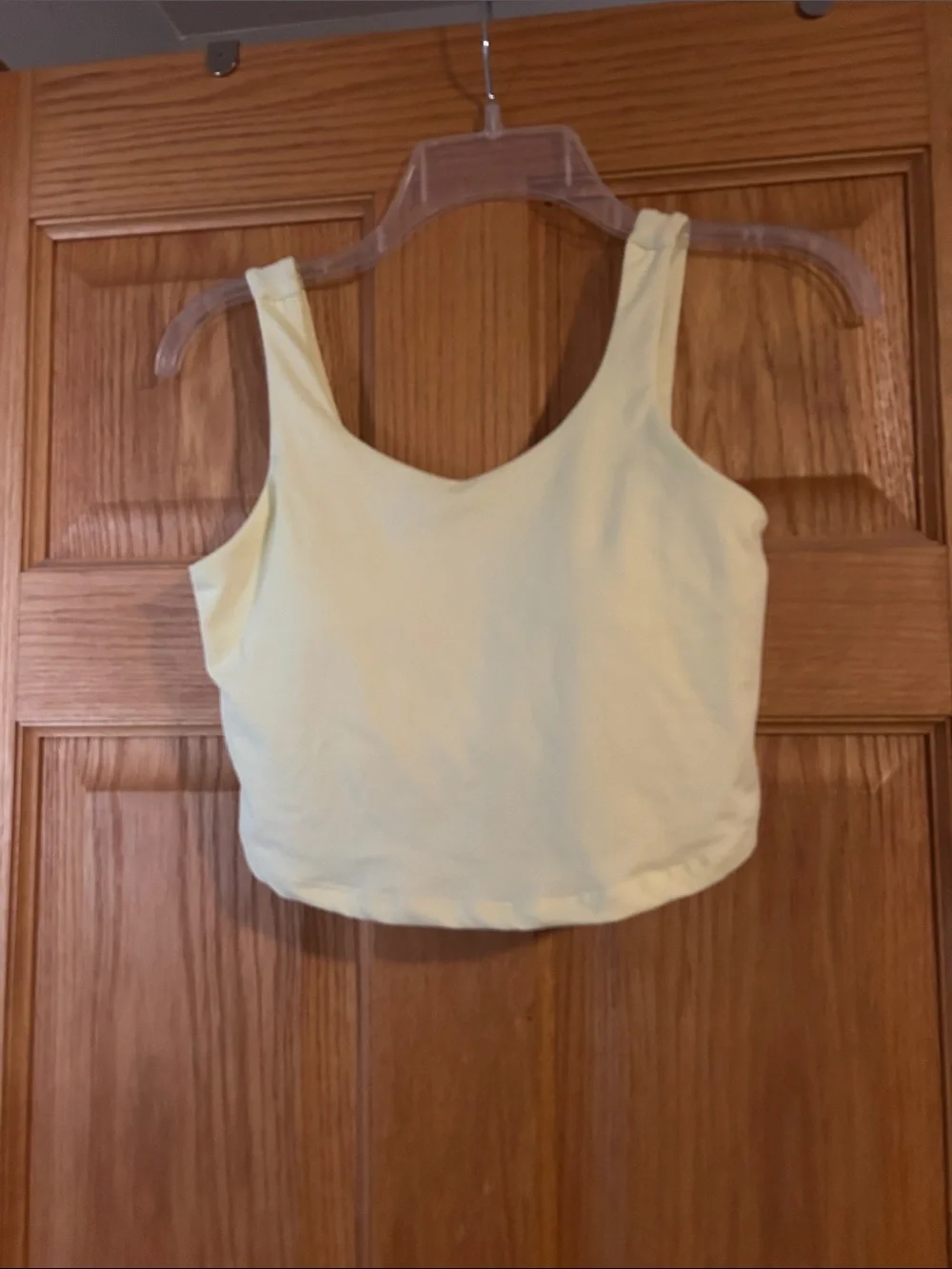 LuLaRoe Rise Butter Yellow Sports Bra | Size Small